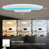 LED Deckenleuchte 36W dimmbar rund | flach Fernbedienung 3 Farbtemperaturen